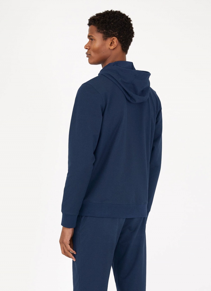 Blue Sunspel DriRelease Active Hoody | 54791-MKHY | USA