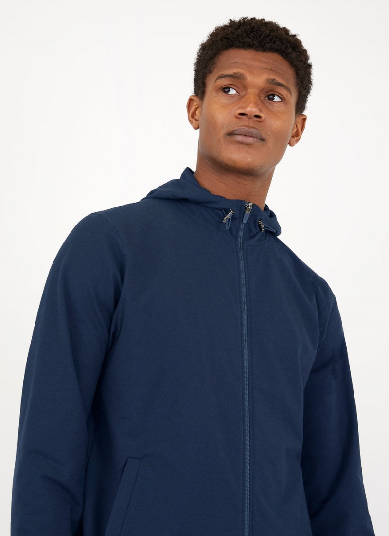 Blue Sunspel DriRelease Active Hoody | 54791-MKHY | USA