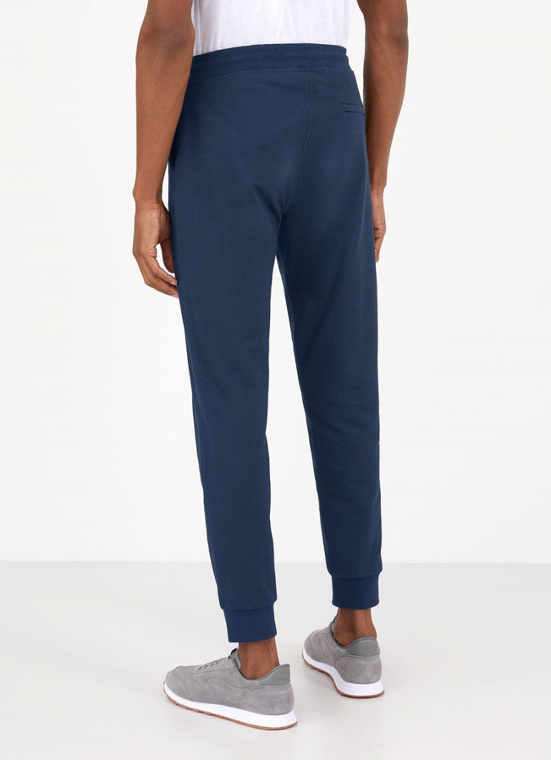 Blue Sunspel DriRelease Active Sweatpants | 16408-KVNT | USA