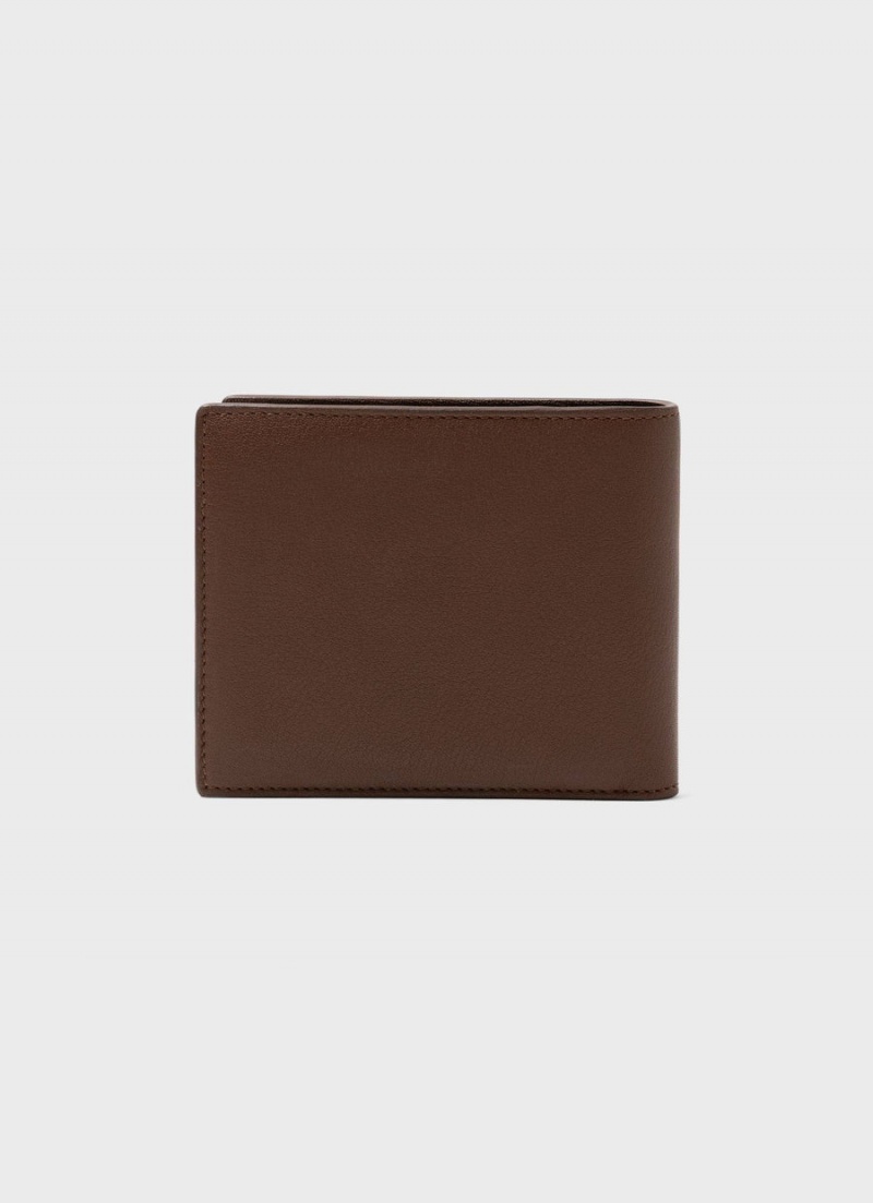 Brown Sunspel Bifold Wallet | 53240-WDTL | USA