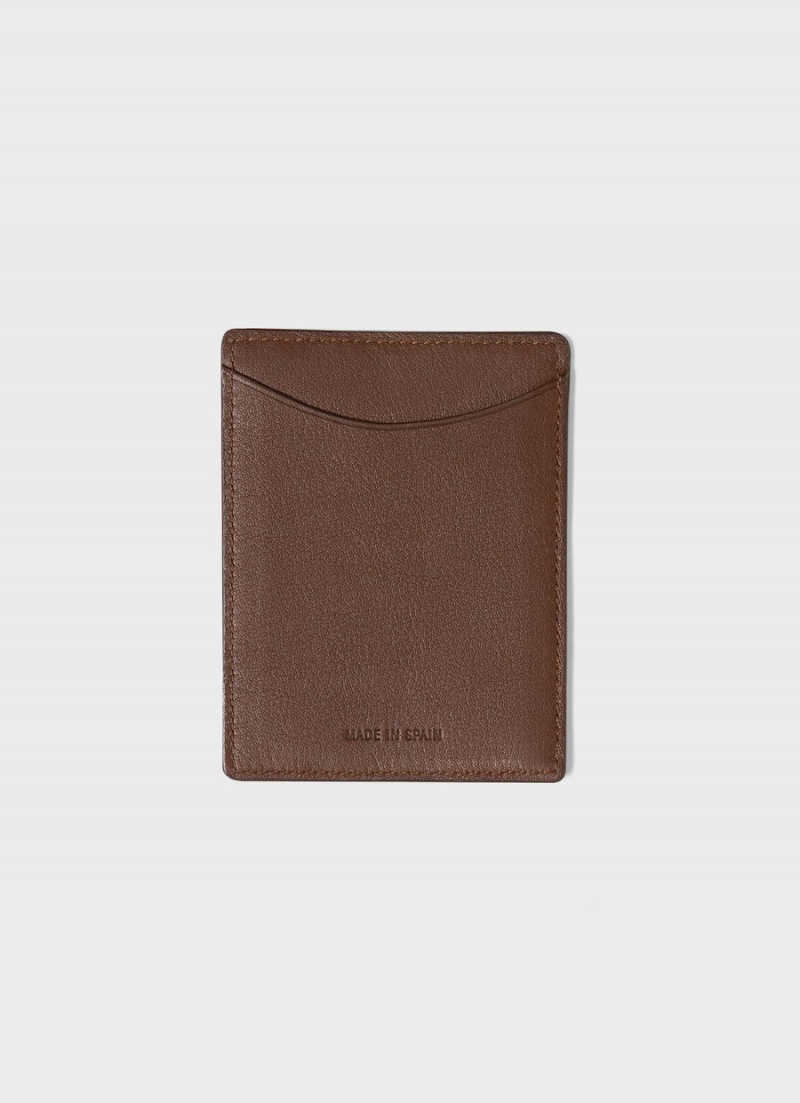 Brown Sunspel Card Holder | 65038-OJTP | USA