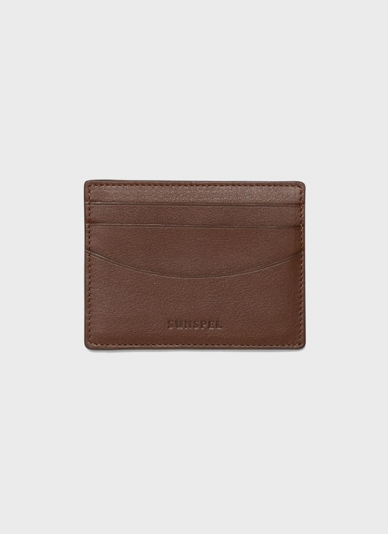 Brown Sunspel Card Holder | 65038-OJTP | USA