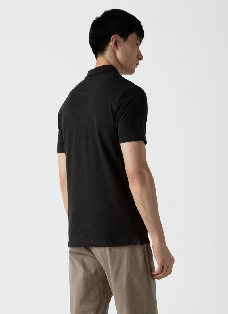 Brown Sunspel Riviera Polo Shirt | 58903-BOFM | USA