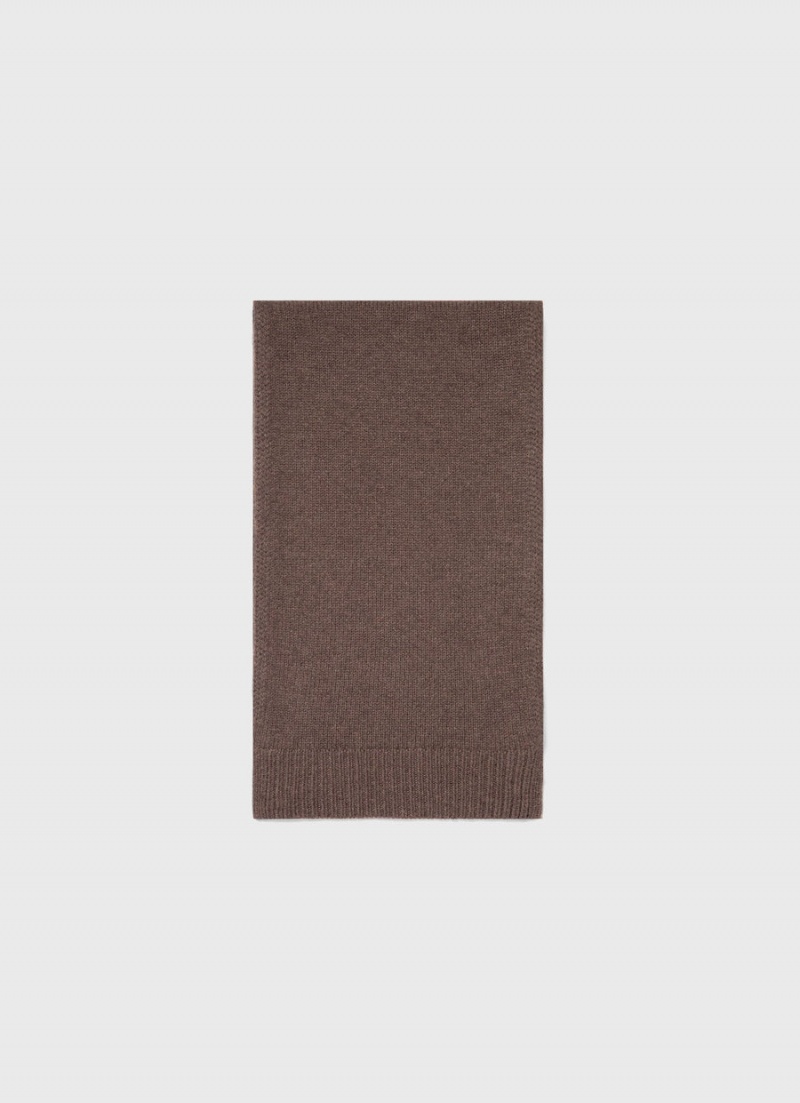 Brown Sunspel Scottish Lambswool Scarf | 84210-ZBWO | USA