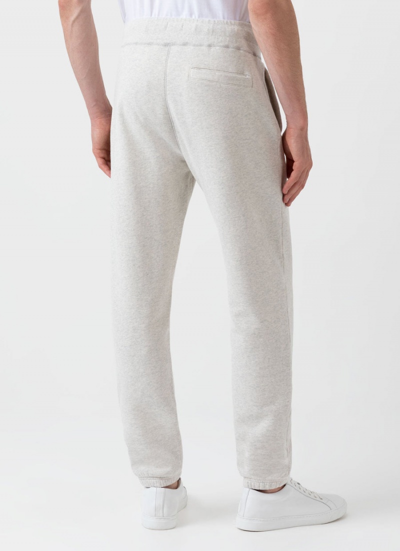 Ecru Sunspel Fleeceback Sweatpants | 85290-HGDB | USA