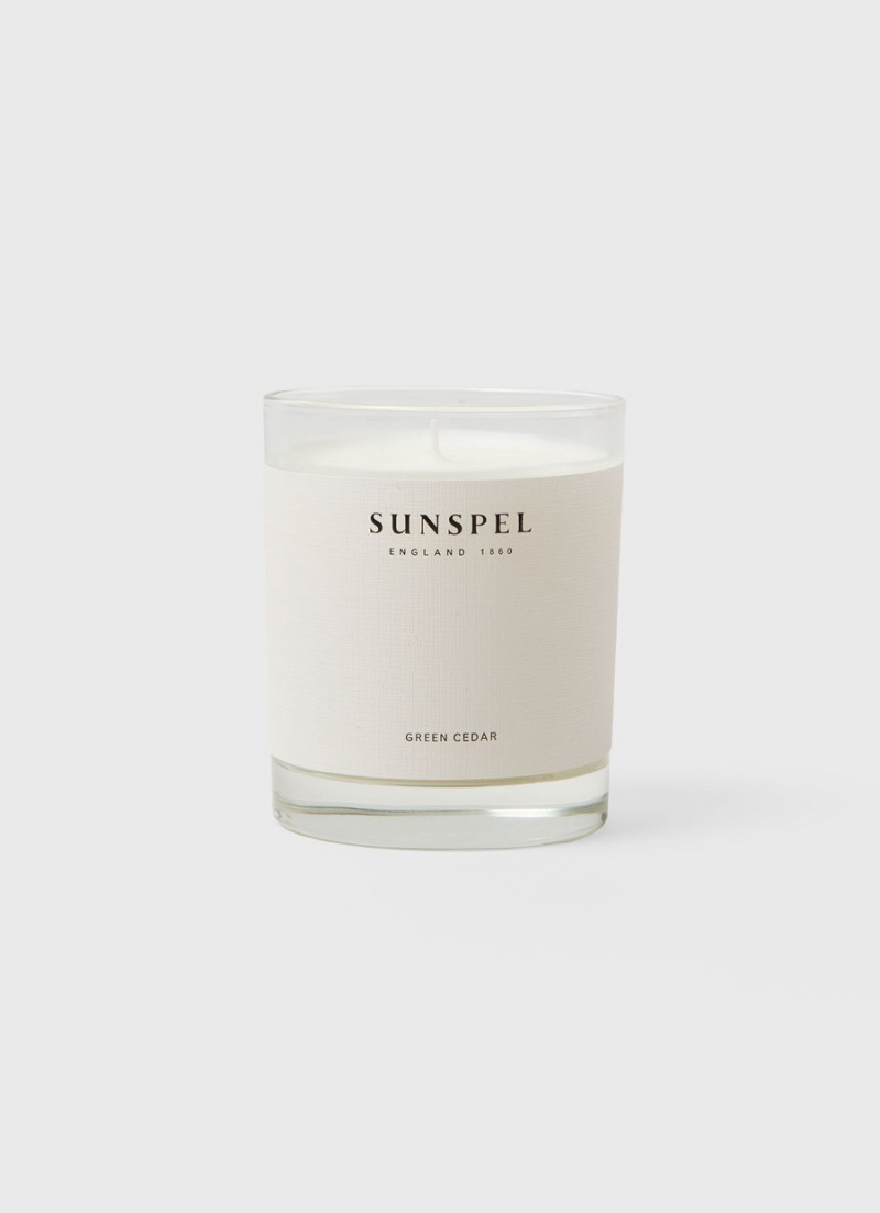 Green Cedar Sunspel Green Cedar Candle | 28643-BGED | USA