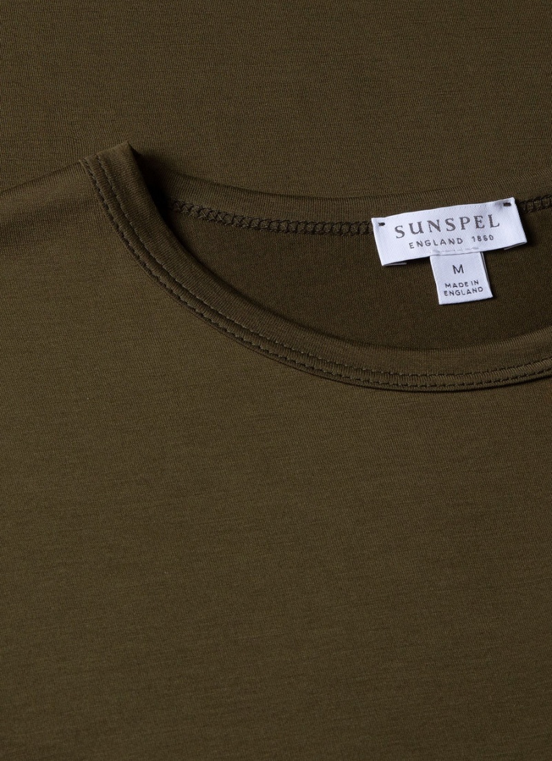 Green Sunspel Classic T-shirt | 62453-SAGZ | USA