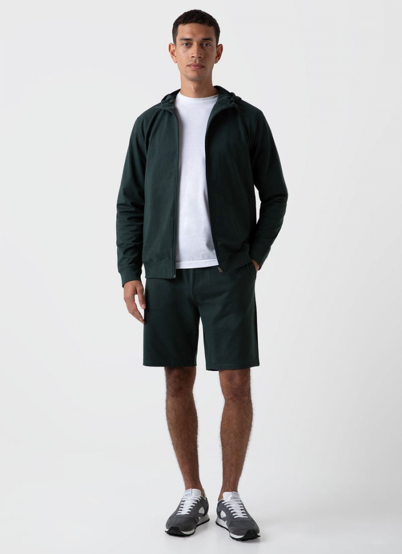 Green Sunspel DriRelease Active Hoody | 73452-AWEQ | USA