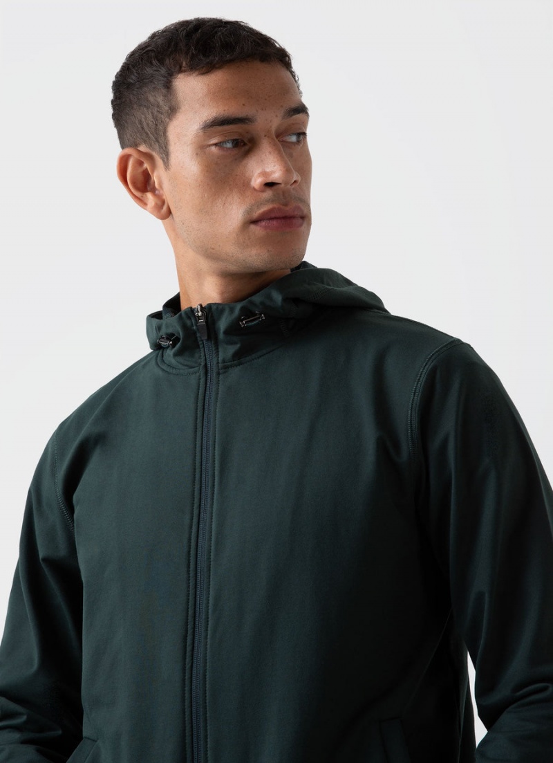 Green Sunspel DriRelease Active Hoody | 73452-AWEQ | USA