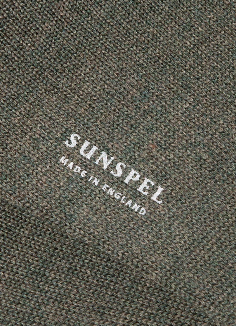 Green Sunspel Merino Wool Socks | 61034-UKYT | USA