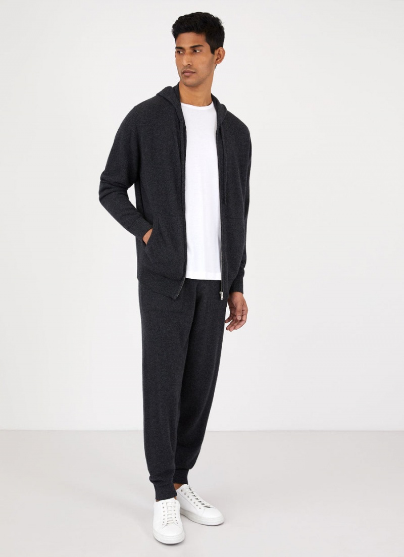 Grey Sunspel Cashmere Lounge Pant | 72103-AEWD | USA