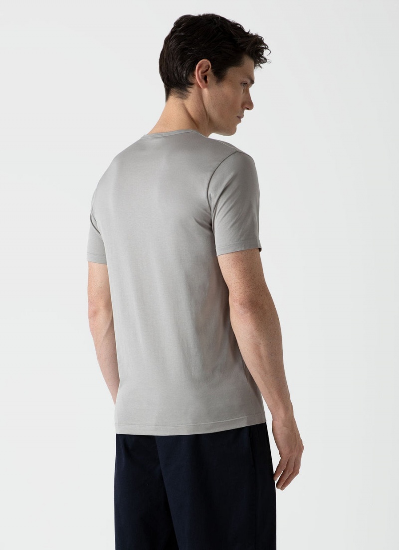 Grey Sunspel Classic T-shirt | 32950-XPIF | USA