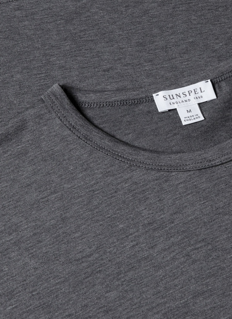 Grey Sunspel Classic T-shirt | 82395-UEQN | USA