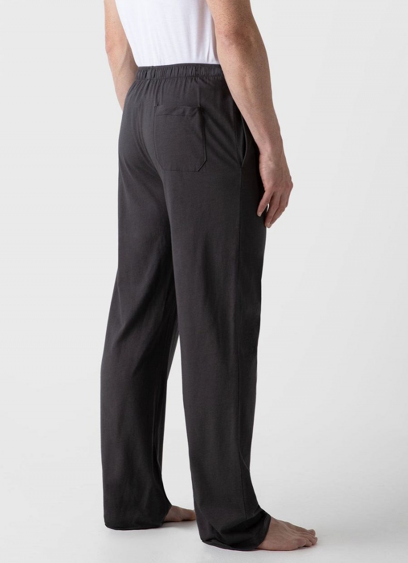 Grey Sunspel Cotton Modal Lounge Pant | 58647-TYKI | USA