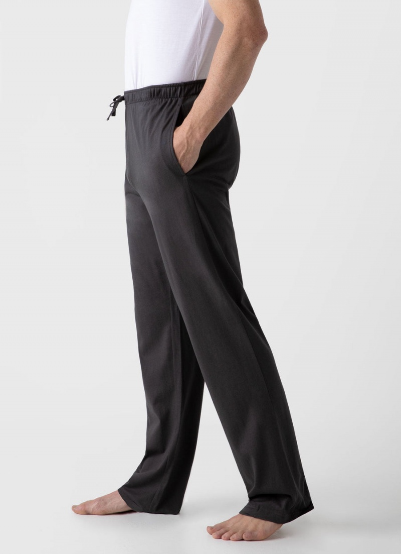 Grey Sunspel Cotton Modal Lounge Pant | 58647-TYKI | USA