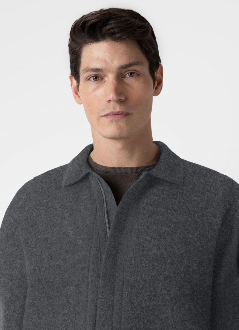 Grey Sunspel Double Faced Jacket | 98562-KXYI | USA