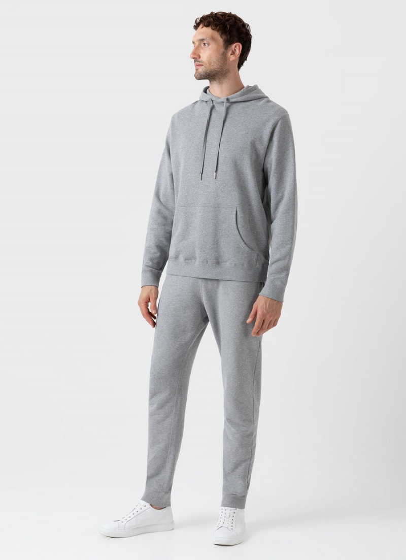 Grey Sunspel Loopback Sweatpants | 95678-QYKP | USA