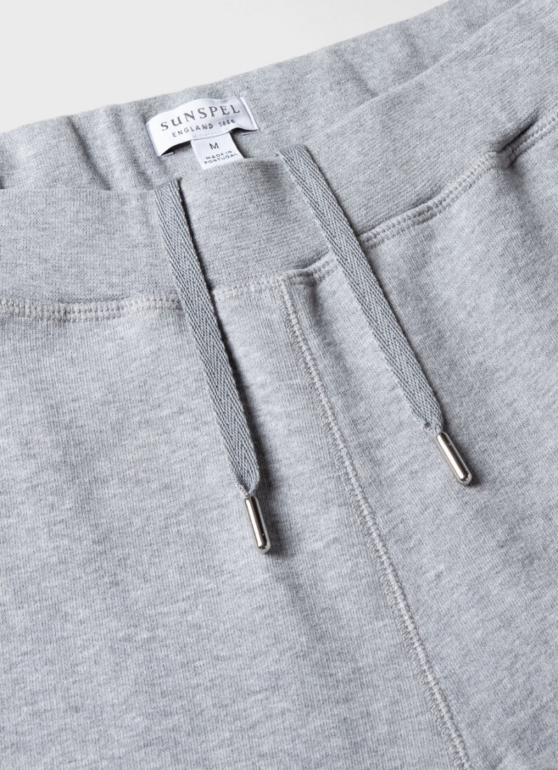 Grey Sunspel Loopback Sweatpants | 95678-QYKP | USA