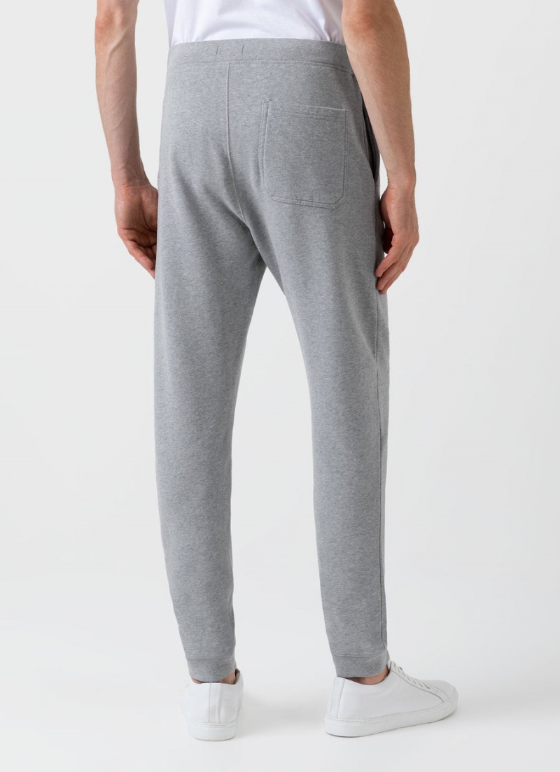 Grey Sunspel Loopback Sweatpants | 95678-QYKP | USA