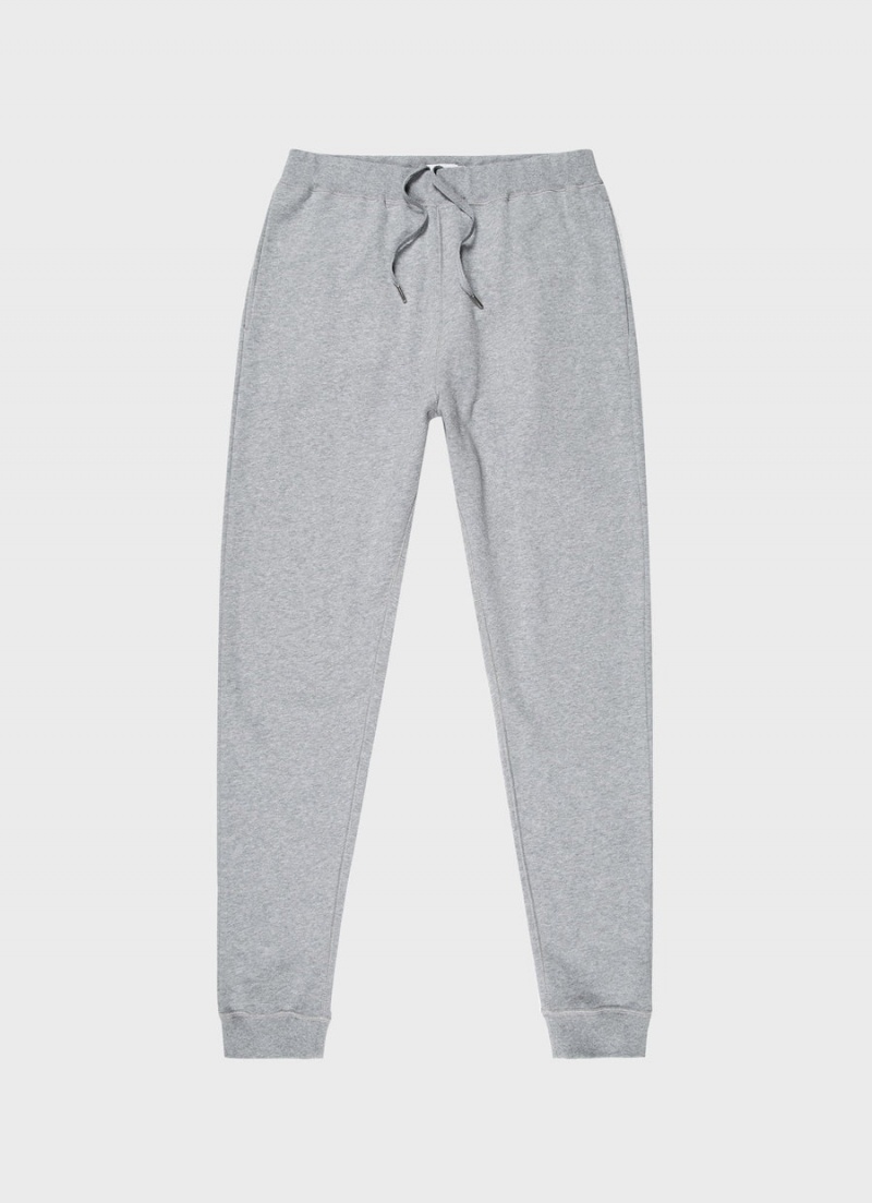 Grey Sunspel Loopback Sweatpants | 95678-QYKP | USA