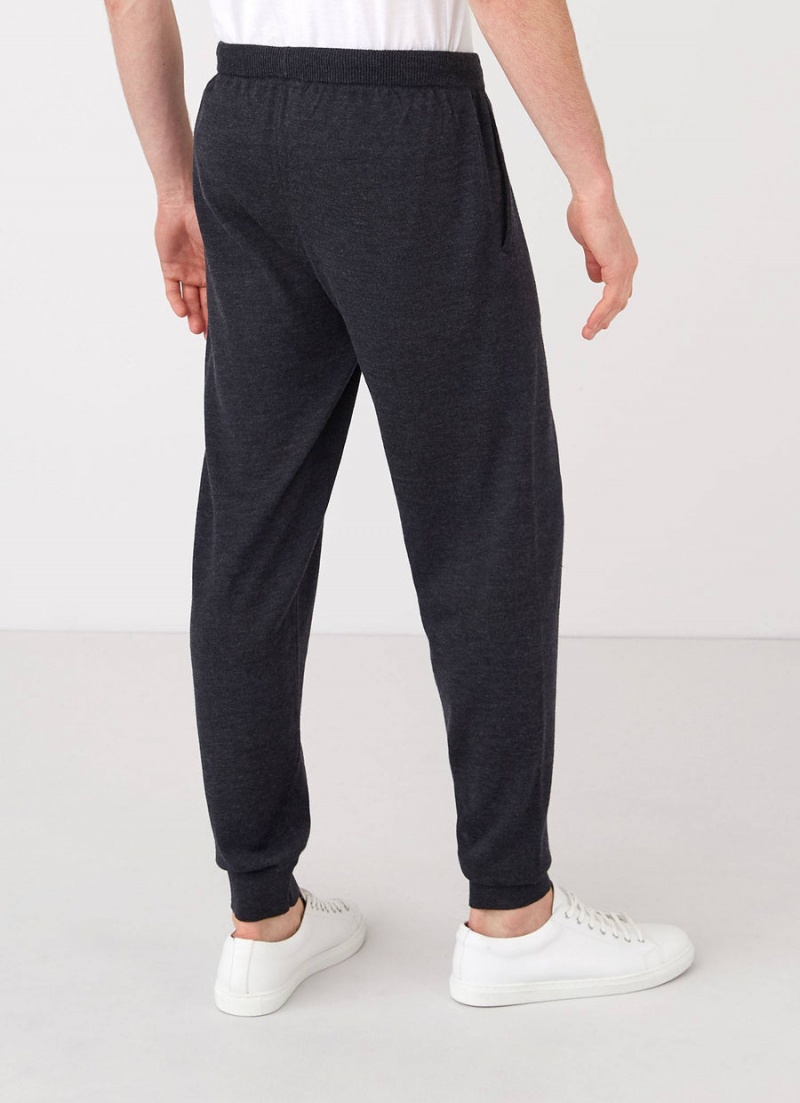 Grey Sunspel Merino Wool Lounge Pant | 96420-SYQK | USA