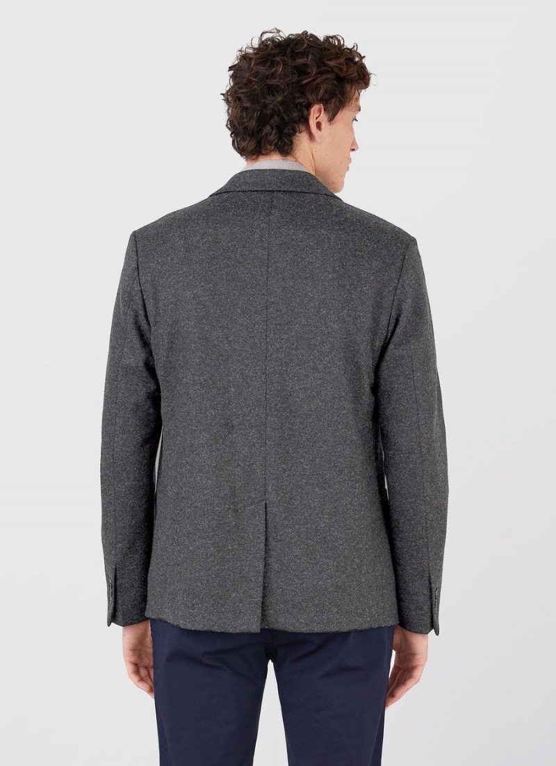 Grey Sunspel Wool Blazer | 50284-TIPE | USA