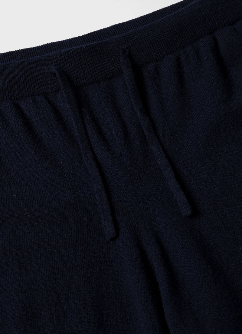 Navy Sunspel Cashmere Lounge Pant | 59874-XLIU | USA