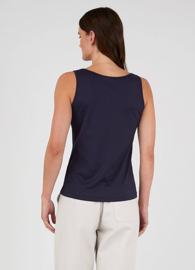 Navy Sunspel Classic Vest | 50891-XSGN | USA