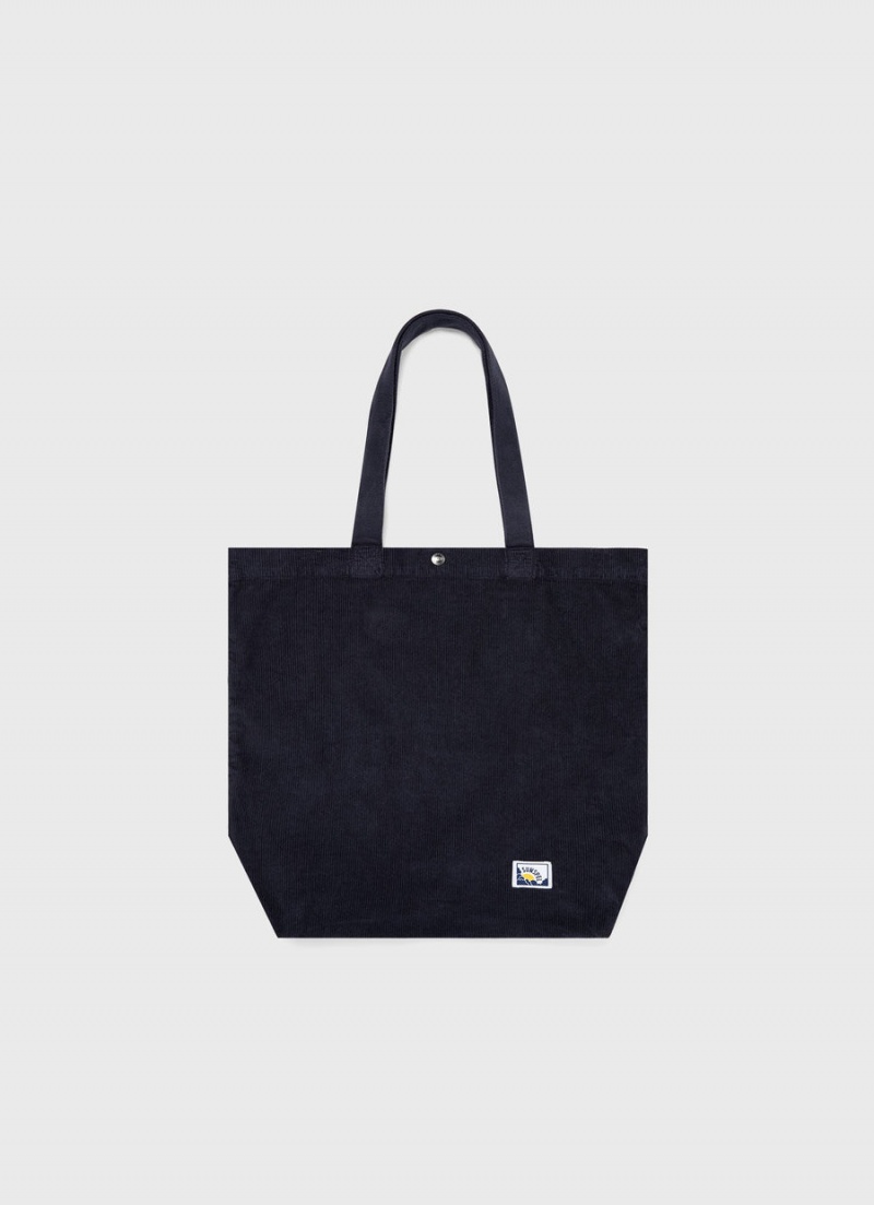 Navy Sunspel Corduroy Tote Bag | 02967-FXCV | USA