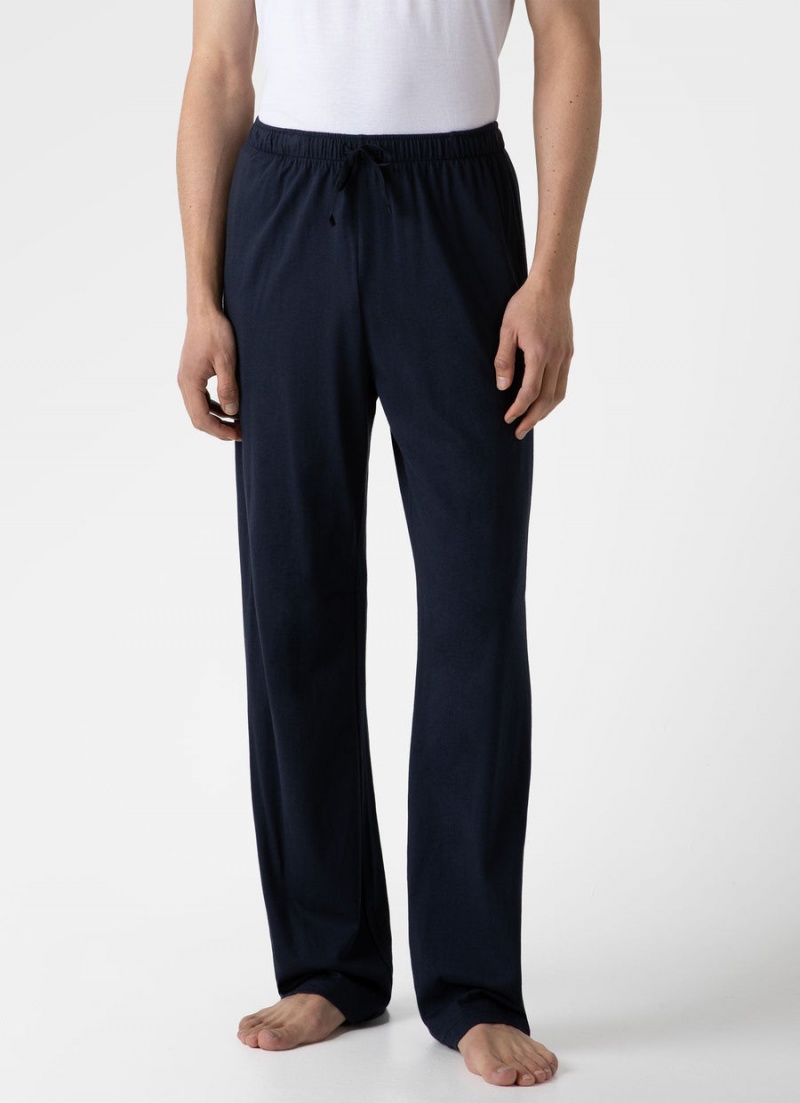 Navy Sunspel Cotton Modal Lounge Pant | 94278-IBSF | USA