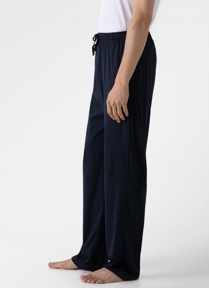 Navy Sunspel Cotton Modal Lounge Pant | 94278-IBSF | USA