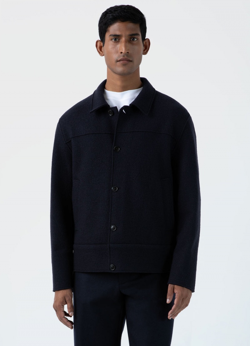 Navy Sunspel Sunspel x Casely‑Hayford Jacket | 18692-SIRY | USA