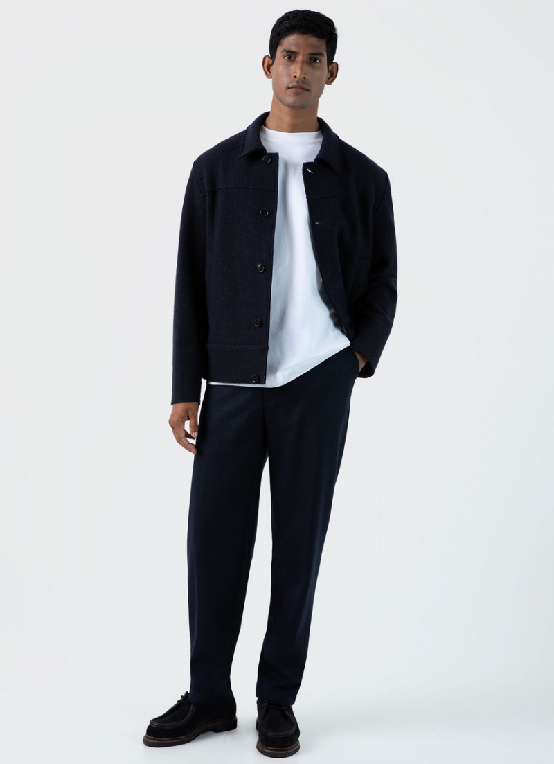 Navy Sunspel Sunspel x Casely‑Hayford Jacket | 18692-SIRY | USA