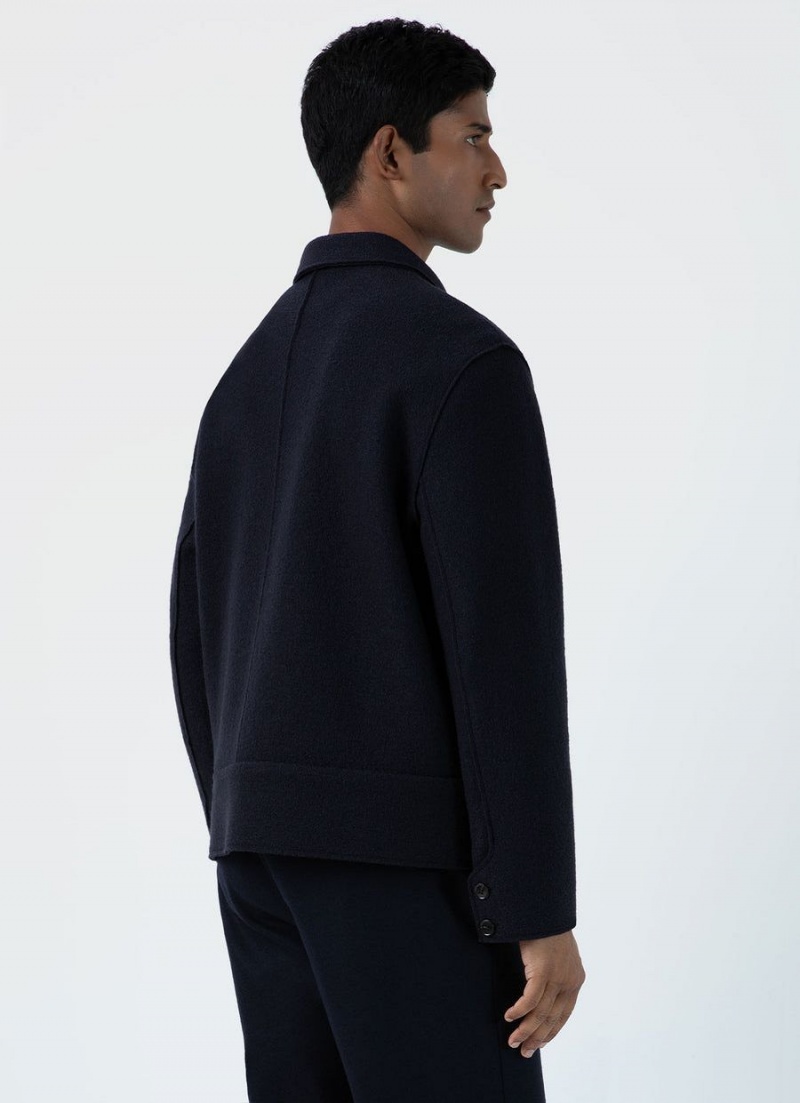 Navy Sunspel Sunspel x Casely‑Hayford Jacket | 18692-SIRY | USA