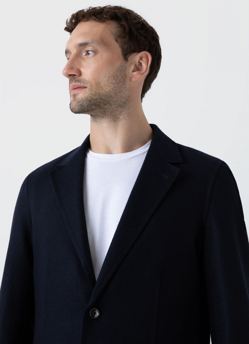 Navy Sunspel Sunspel x Casely‑Hayford Suit Jacket | 54738-XRGU | USA