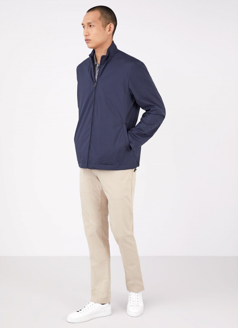 Navy Sunspel Technical Jacket | 21975-QPZB | USA