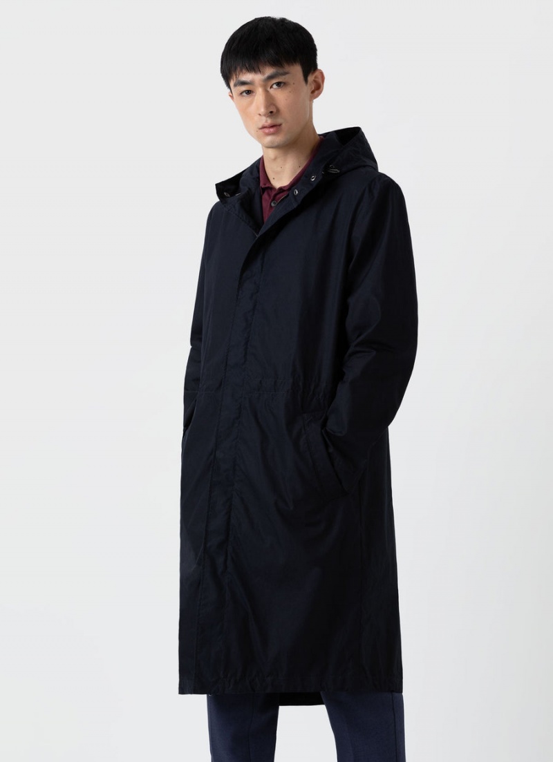 Navy Sunspel Ventile Parka | 60812-PIVQ | USA