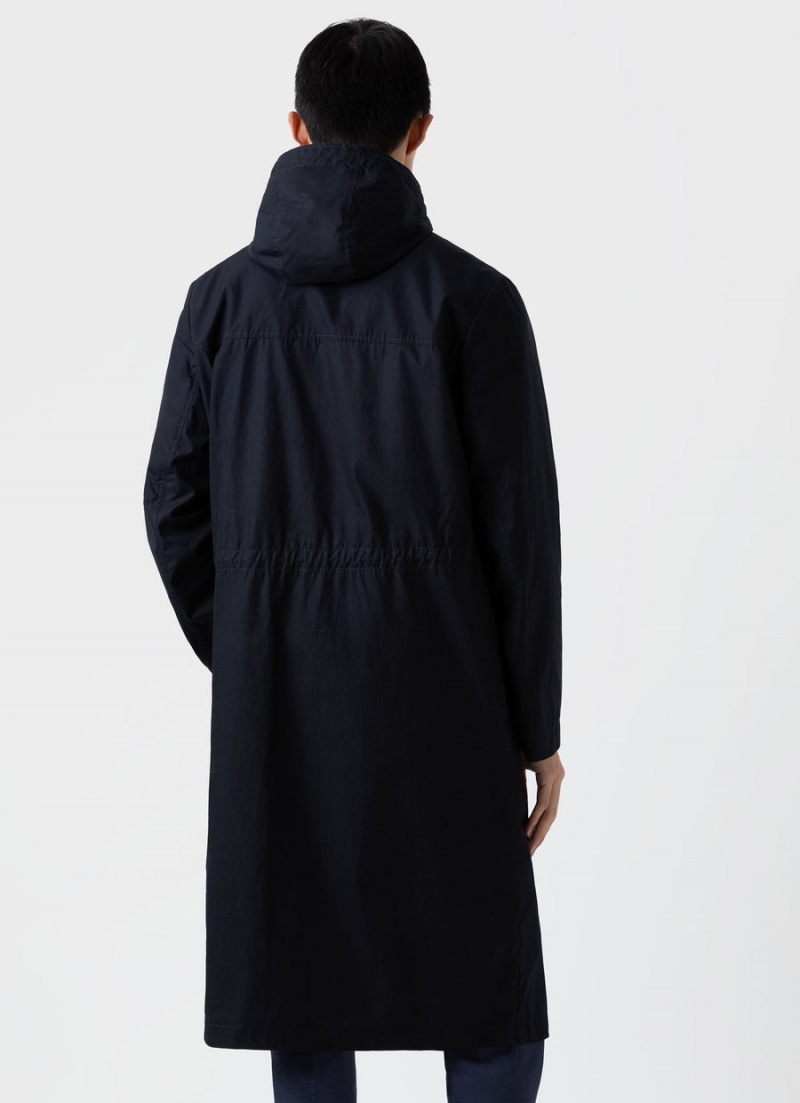 Navy Sunspel Ventile Parka | 60812-PIVQ | USA