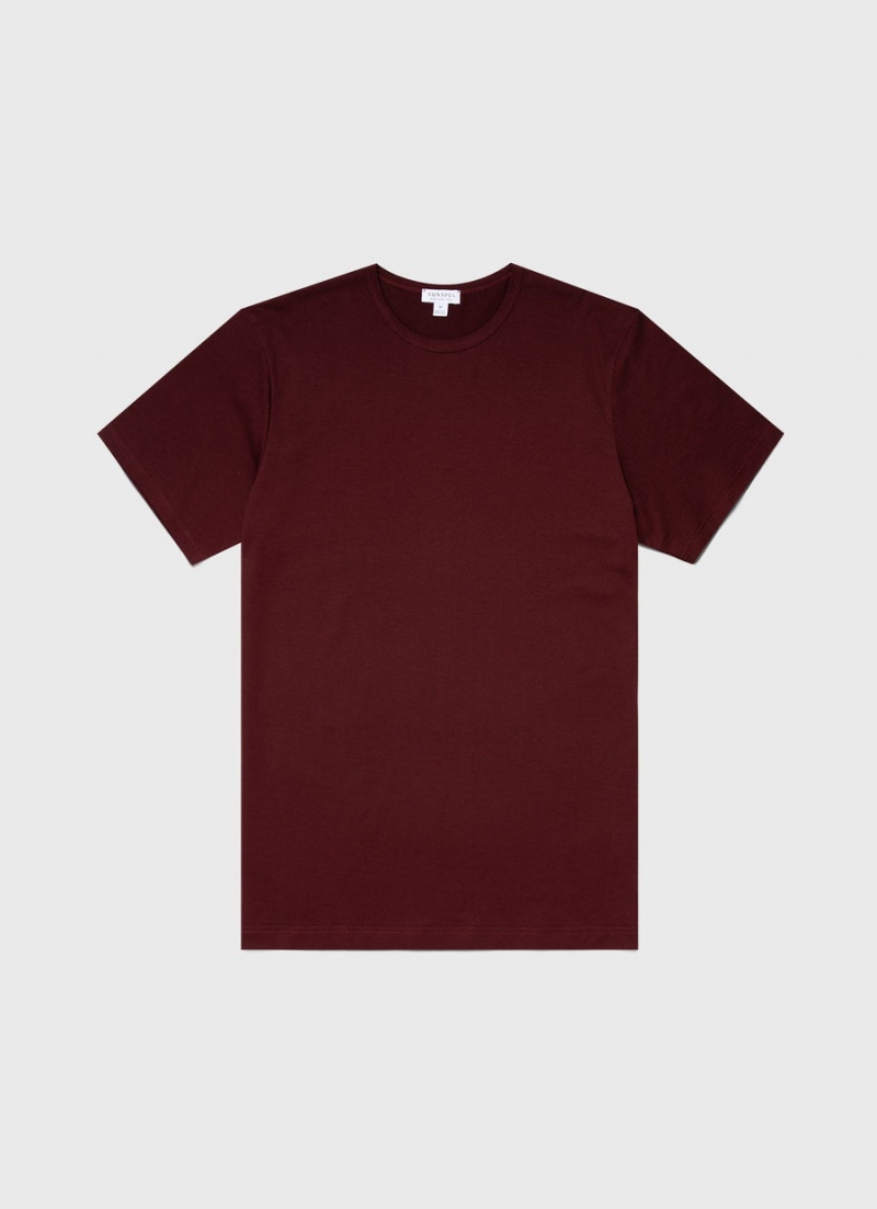 Red Sunspel Classic T-shirt | 30761-LFKS | USA