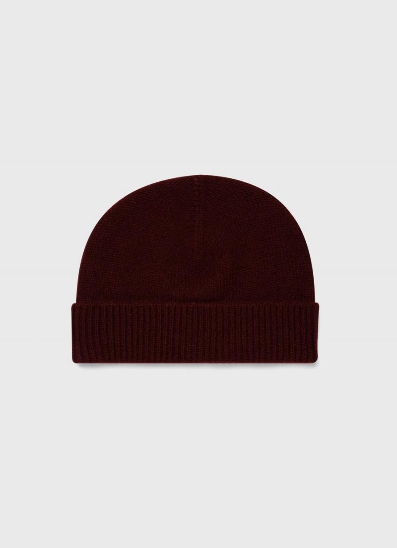 Red Sunspel Scottish Lambswool Hat | 31726-PVCG | USA