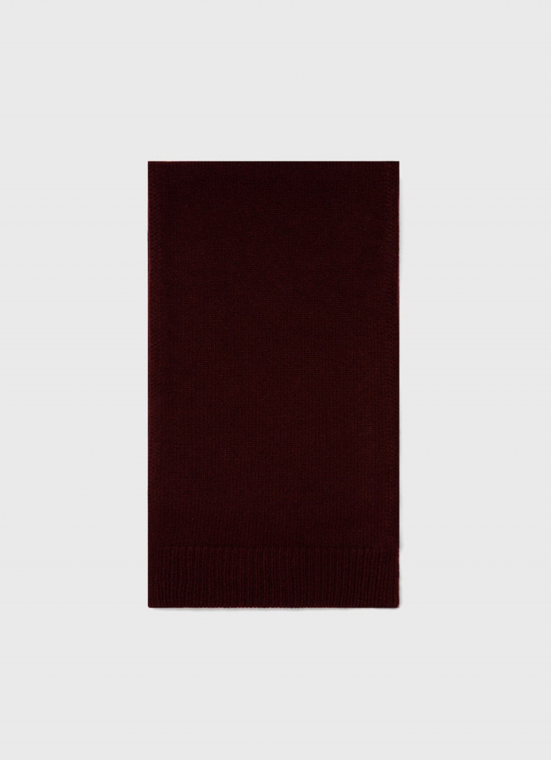 Red Sunspel Scottish Lambswool Scarf | 31087-WIEZ | USA