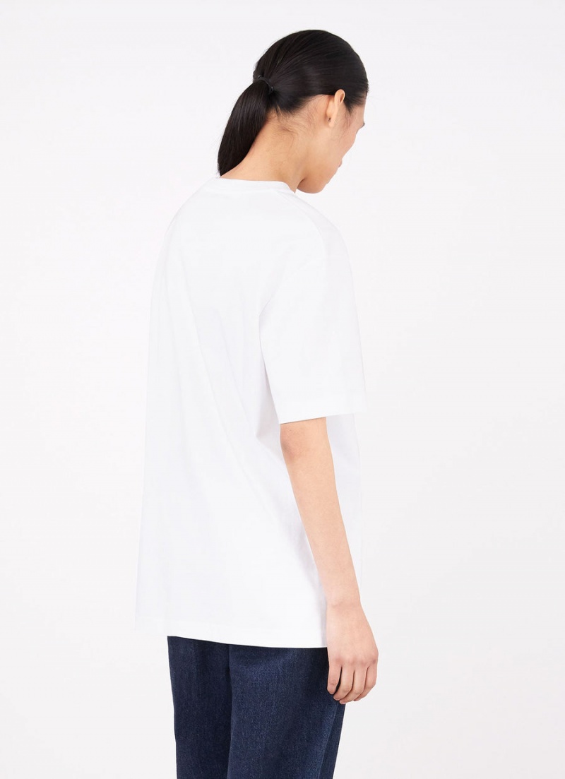 White Sunspel Oversized T-shirt | 89345-OWAM | USA