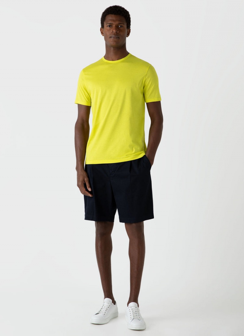 Yellow Sunspel Classic T-shirt | 29508-RGIY | USA